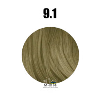 Фарба для волосся Elea Professional Artisto Color № 9.1 "Блондин попелястий"